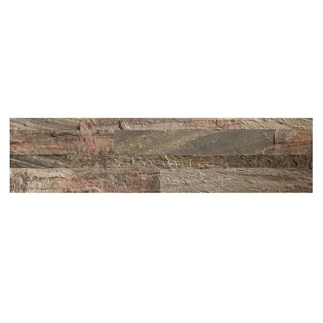 Aspect Stone Peel and Stick 5.9-in x 23.6-in Weathered Quartz Backsplash Panels