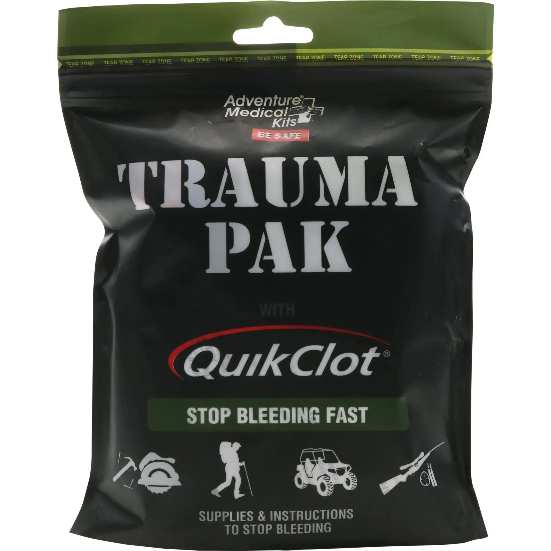 Adventure Medical Kits Trauma Pak First Aid Kit with QuikClot Sponge