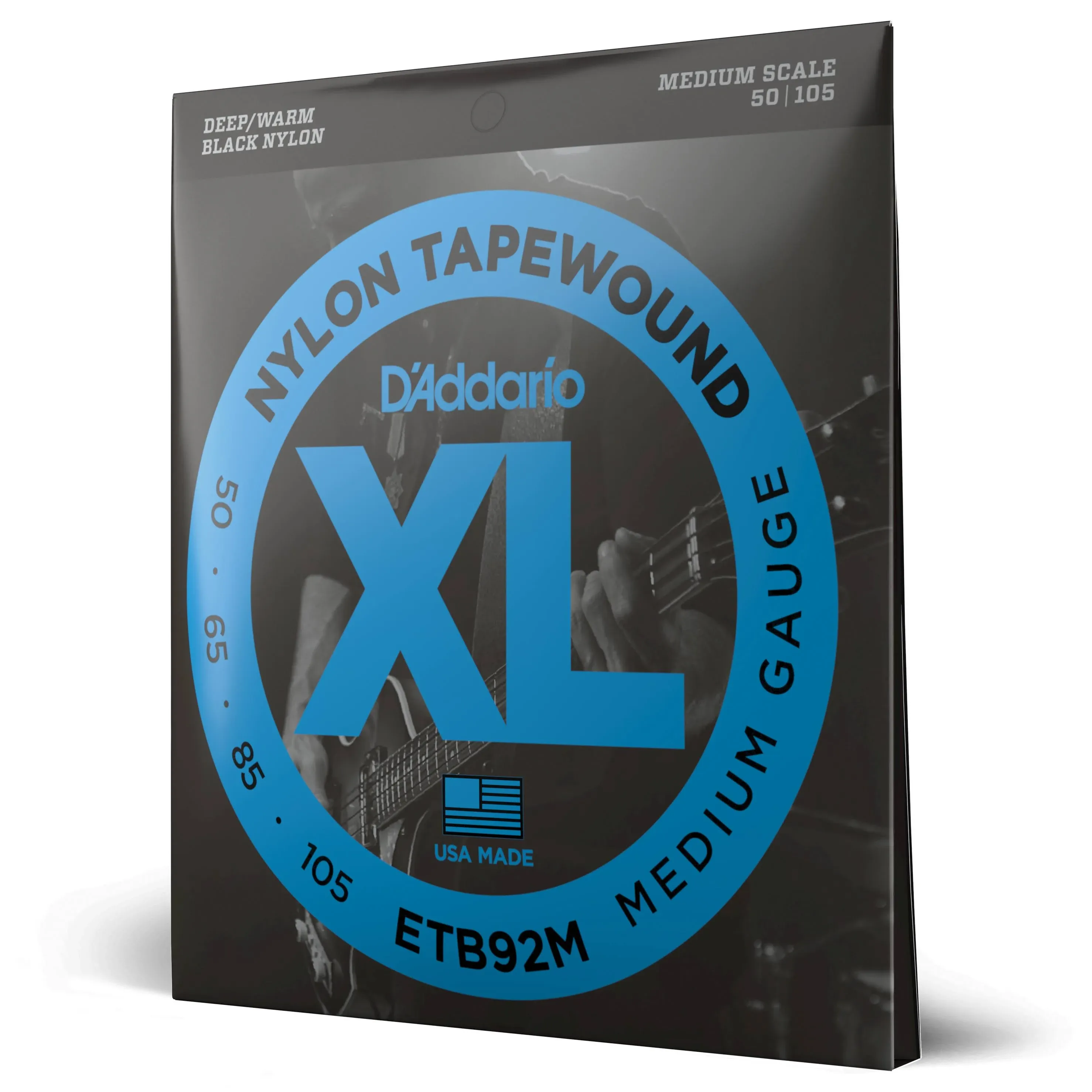 D'Addario Nylon Tapewound 5-String Bass Strings