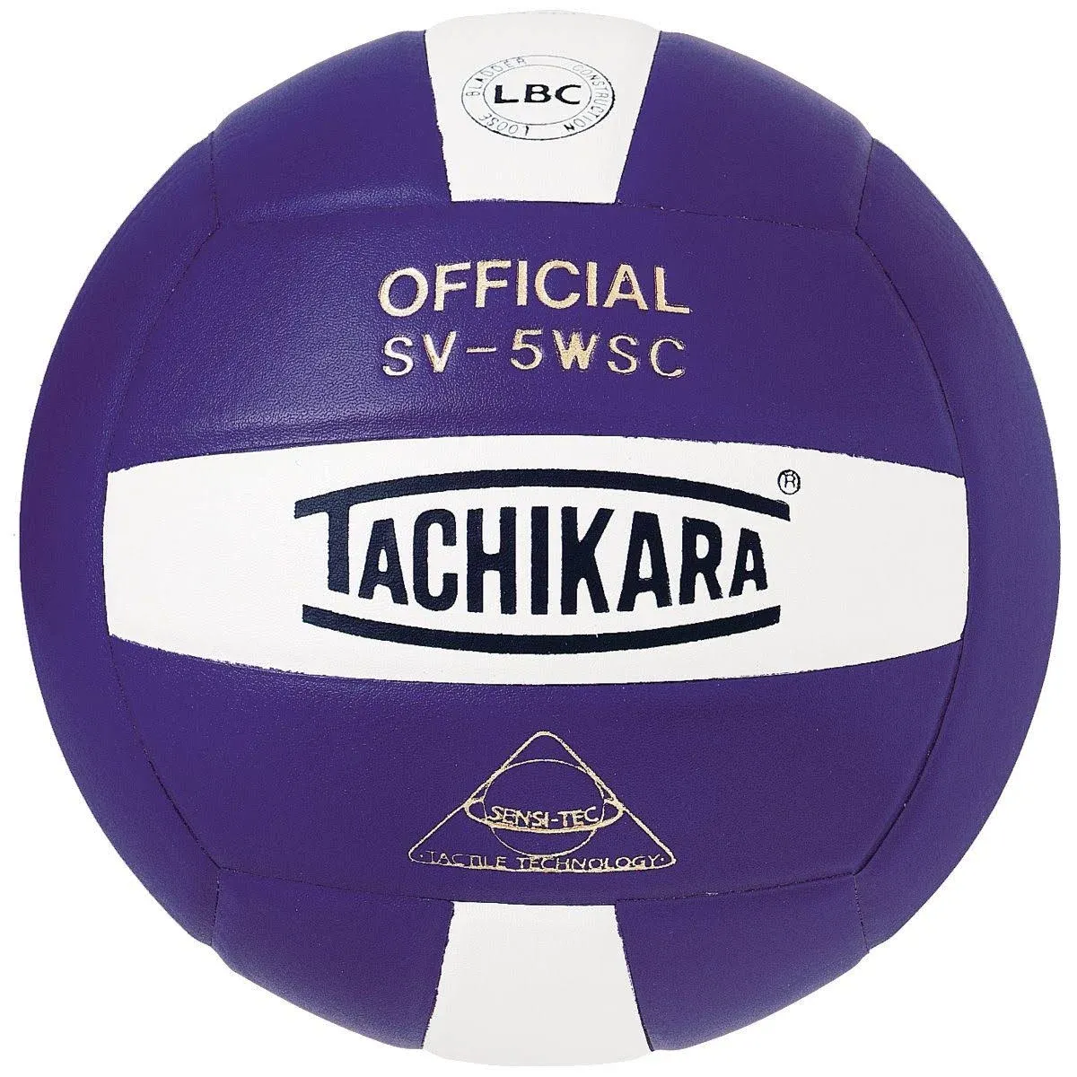 Tachikara Composite Volleyball: SV5WSC Purple/White