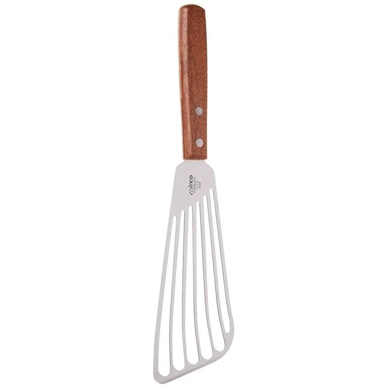 Winco FST-6 6.5-Inch Blade Fish Spatula, Stainless Steel, Brown, Medium