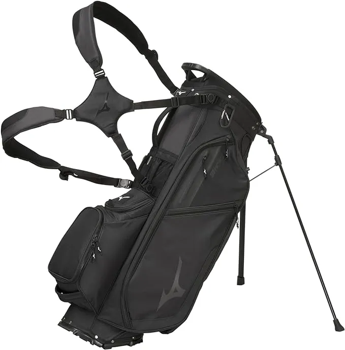 Mizuno BR-D4 6-WAY Golf Stand Bag | 6 Way Top Cuff | 3 Full Length Dividers | Dual Shoulder Straps | Full Length Stand Legs | Insulated Drink Pouch