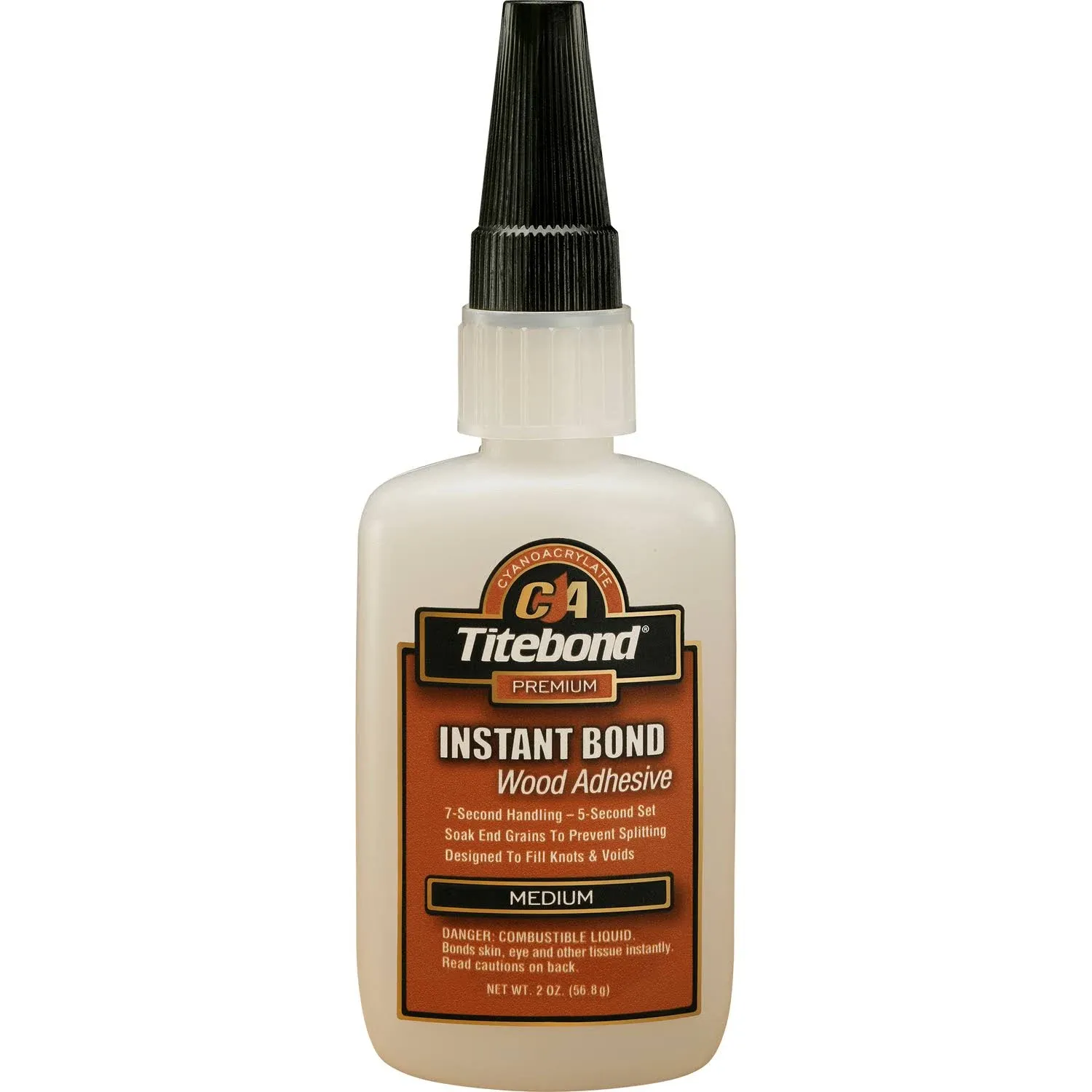 Titebond Instant Bond Wood Adhesive Medium 2 Ounces