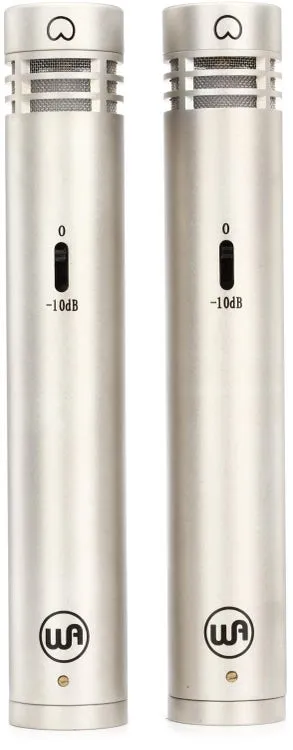 Warm Audio WA-84 Nickel Stereo Pair Small Diaphragm Condenser Microphone