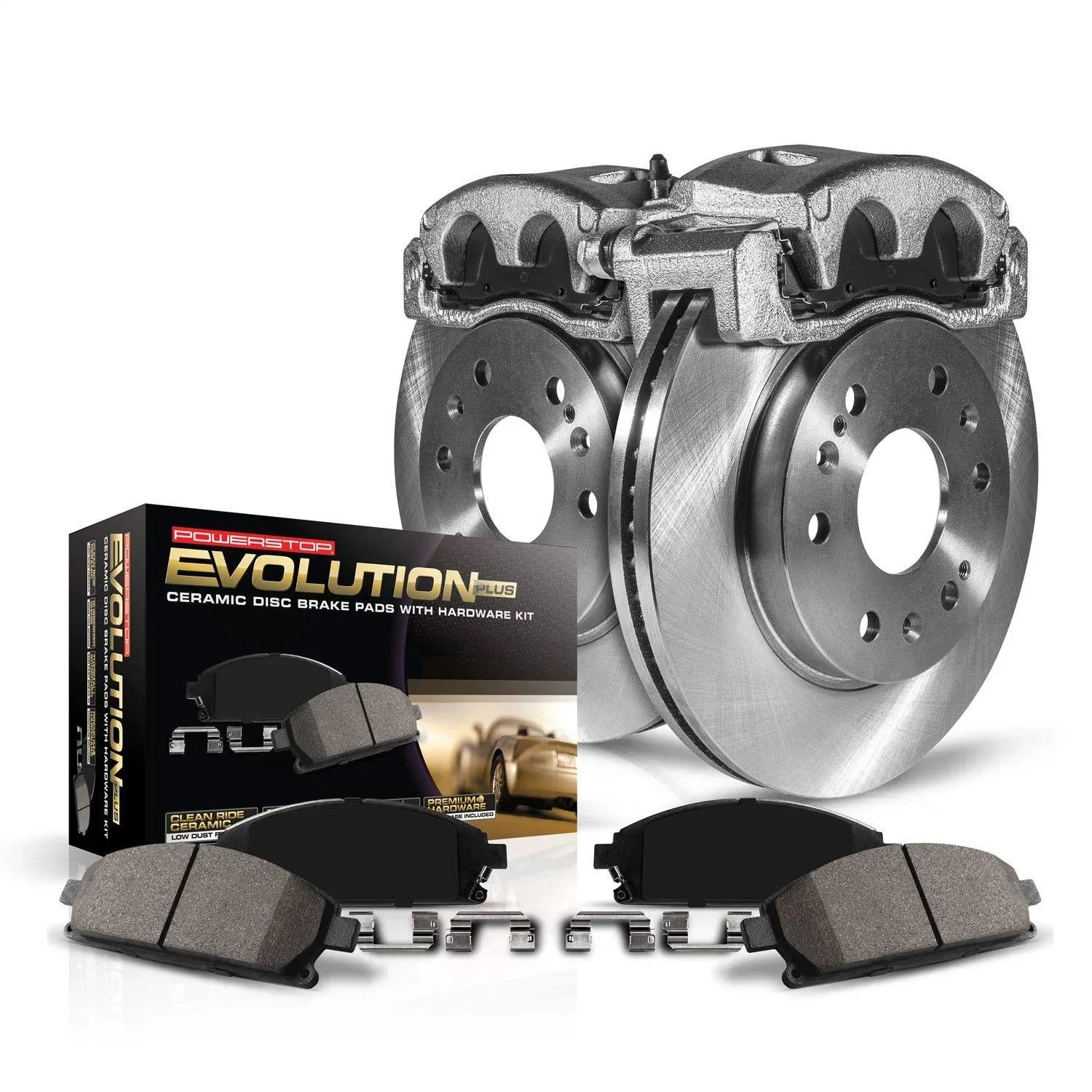 Power Stop KCOE1170 Autospecialty Brake Kit w/Calipers -Front