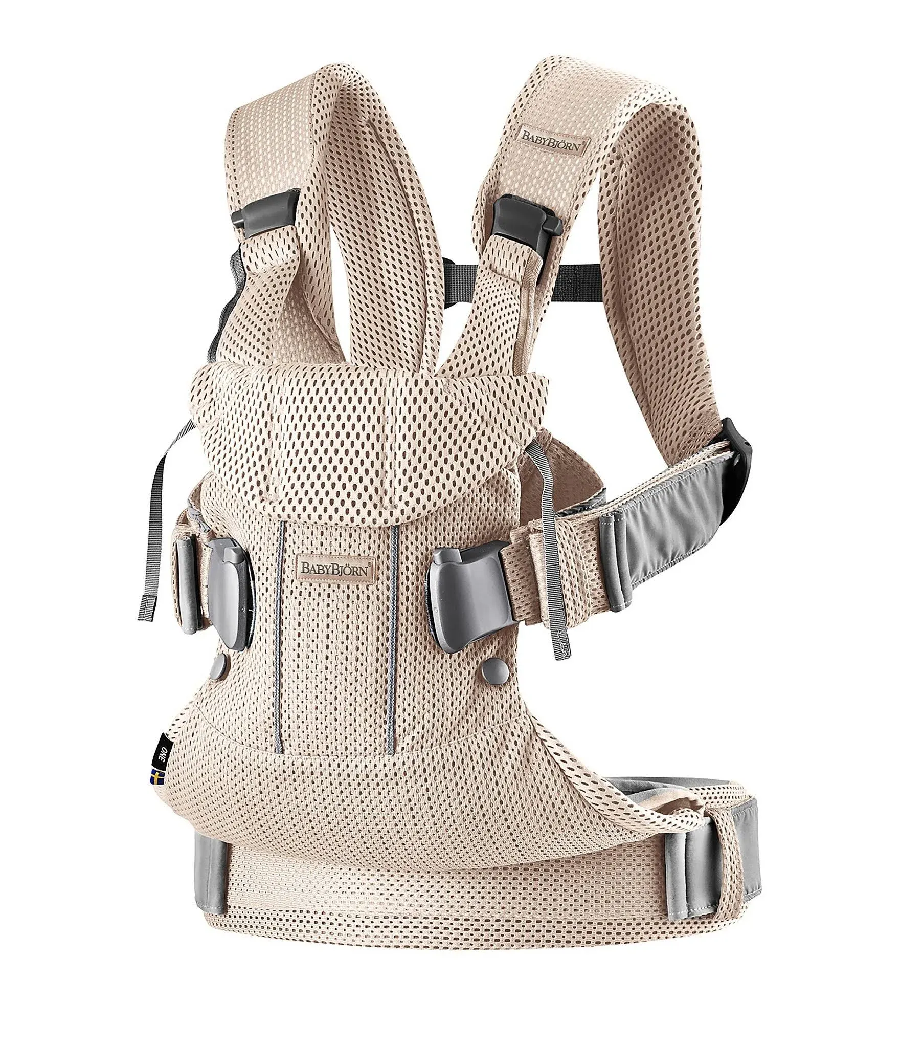 BabyBjorn Baby Carrier One Air, 3D Mesh - Pearly Pink