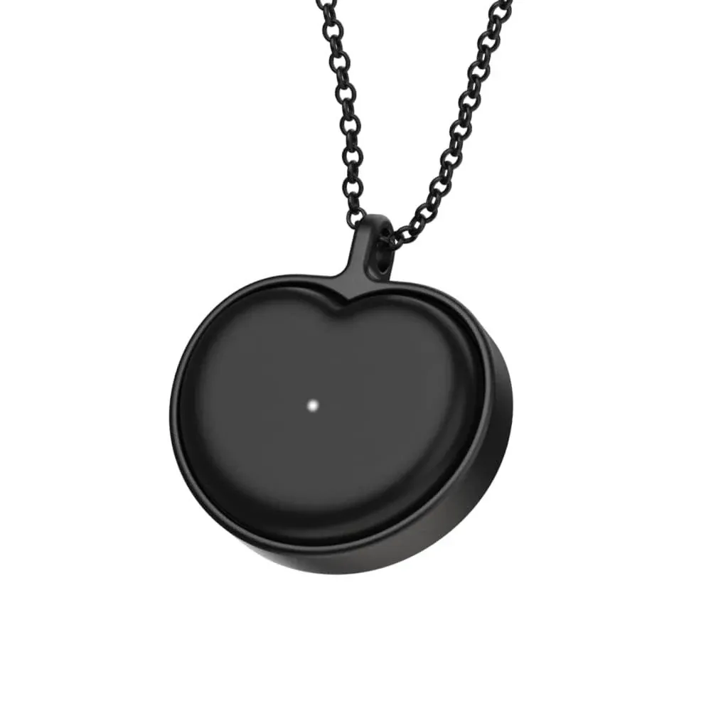 Bond Heart Necklace Black