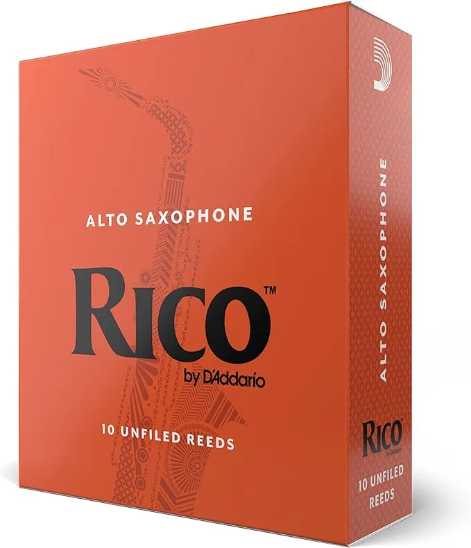 Rico 10 Pack Alto Saxophone Reeds 2.5