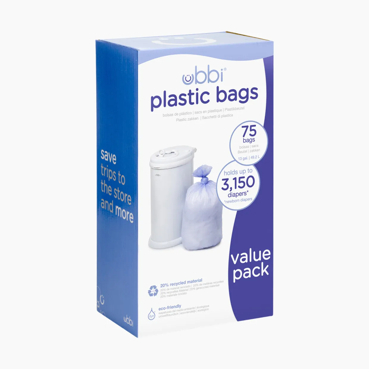 Ubbi Plastic Diaper Pail Bags