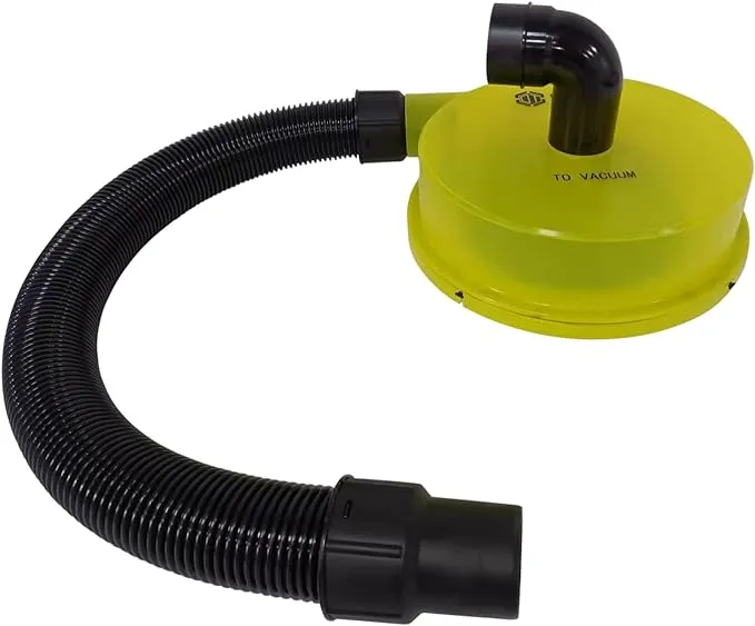 Delmar Tools Patent Pending Shop Vacuum Dust Separator, 99% Separating Efficiency, Included 90° Adapter and Hose Unlike Competitor Versions, Attaches