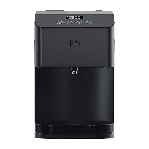 Brio Moderna 3-Stage Bottleless Countertop Water Cooler - Black