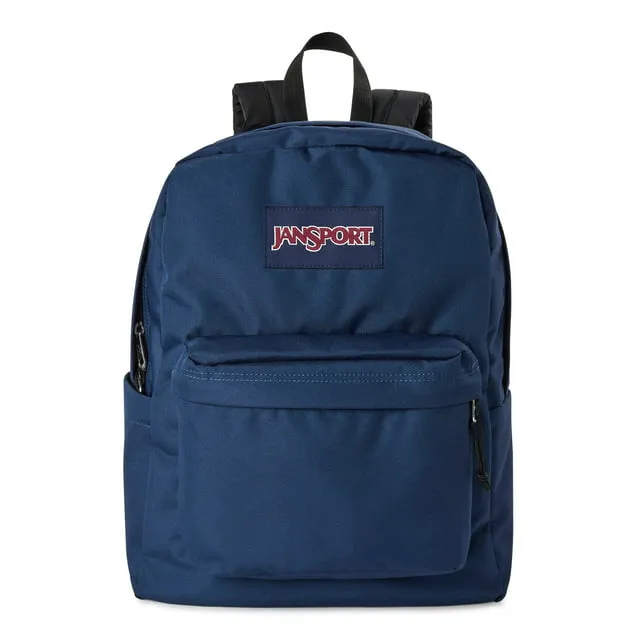 JanSport Unisex SuperBreak Backpack School Bag Navy Blue