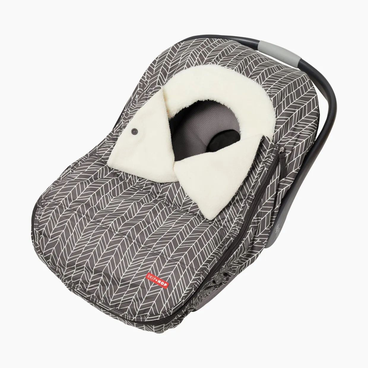 Skip Hop - Stroll & Go Car Seat Cover, Grey Feather