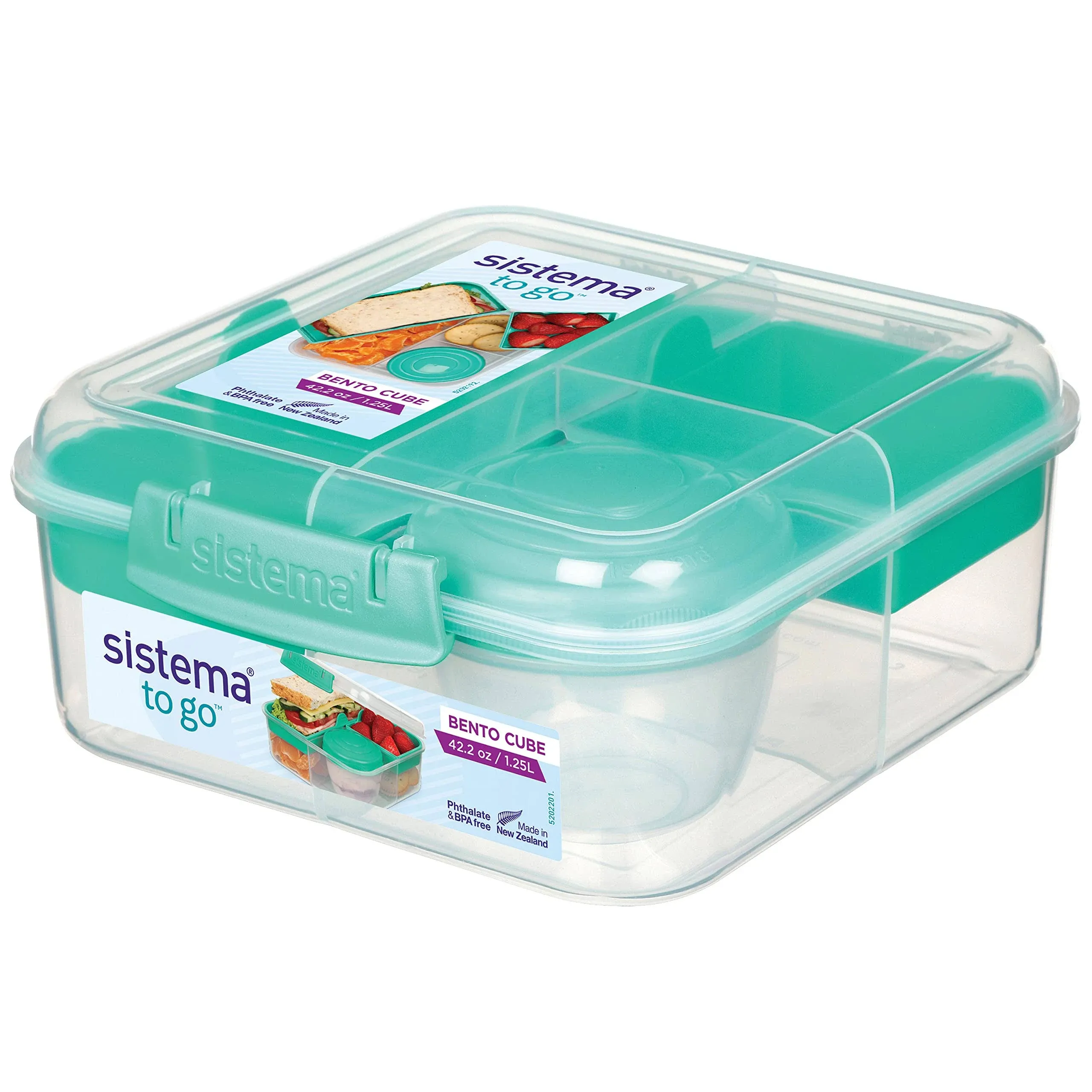 Sistema To Go Bento Cube 1.25L Assorted Each