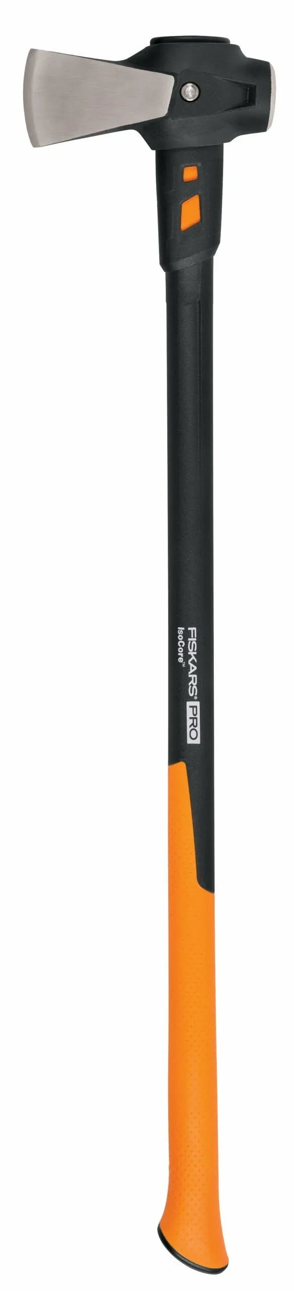 Fiskars Pro IsoCore 6 Pound Wood Splitting Maul with 31&#034; Handle, Black/Orange