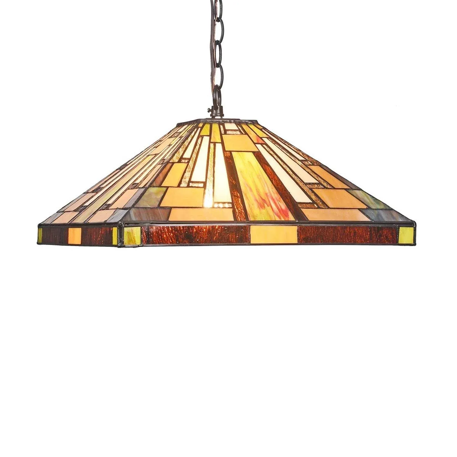 CHLOE Merton Mission 2 Light Blackish Bronze Ceiling Pendant 16" Wide - Craftsman - Pendant Lighting - by Homesquare | Houzz