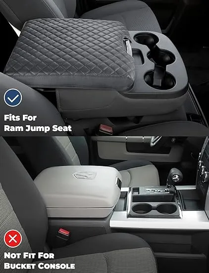 Giant Panda Center Console Cover Armrest Cushion Fits Dodge Ram 1500 2500 3500 ...