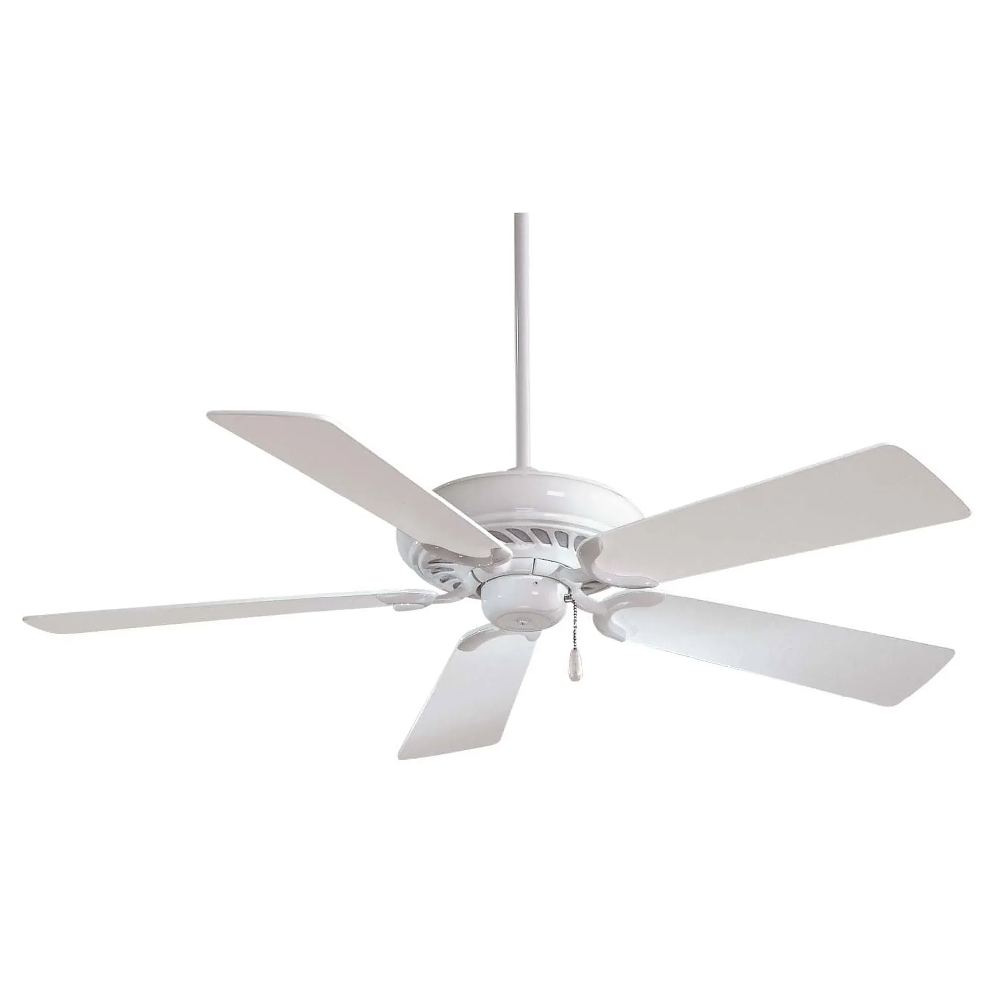 Minka-Aire Supra 52" Ceiling Fan No Light - White - White Blades