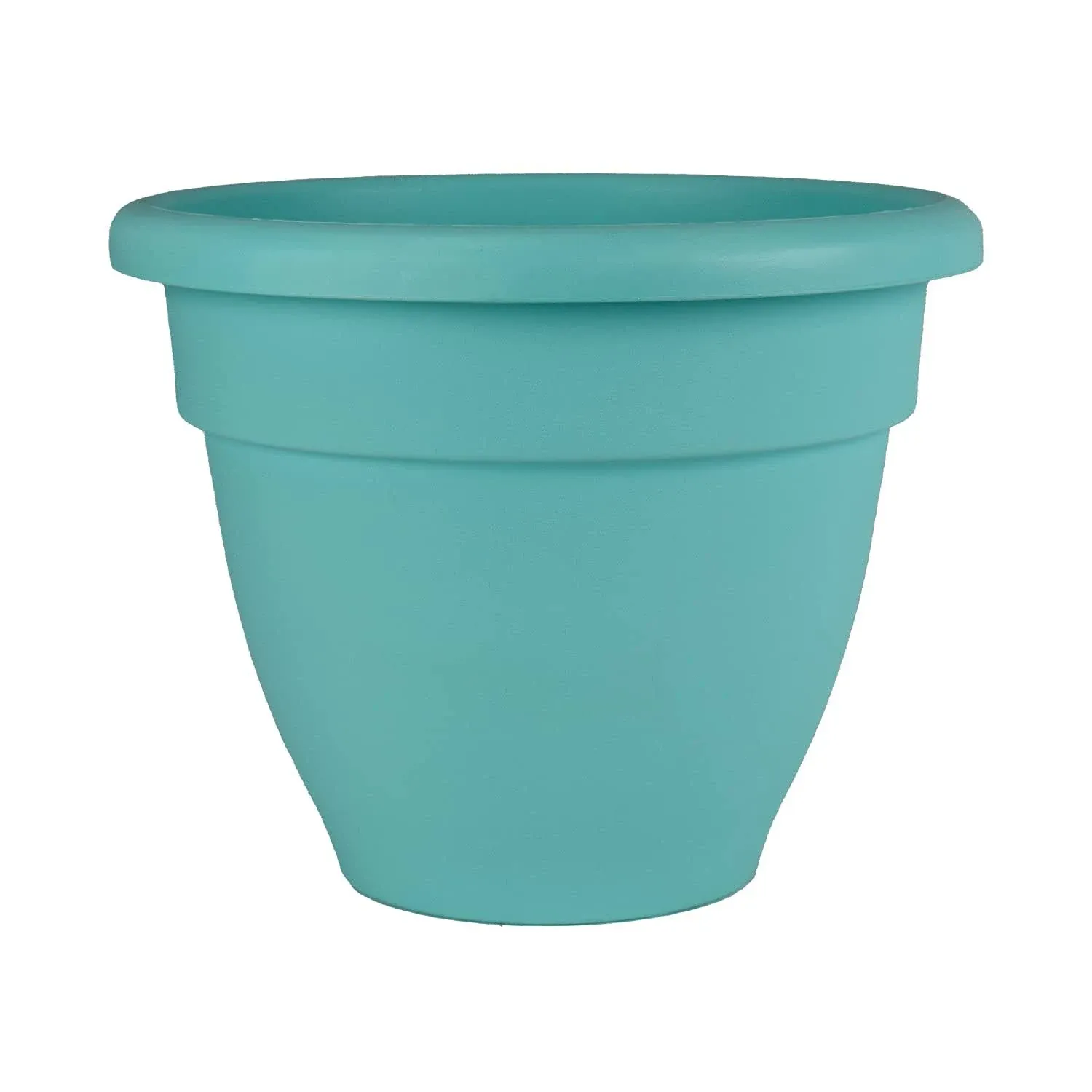 12 Inch Caribbean Planter - Lightweight Indoor Outdoor Plastic Plant Pot for ...