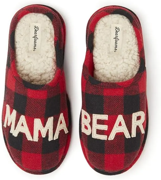 Dearfoams Women's Mama Bear