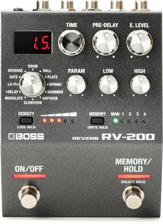 Boss RV-200 Reverb Pedal