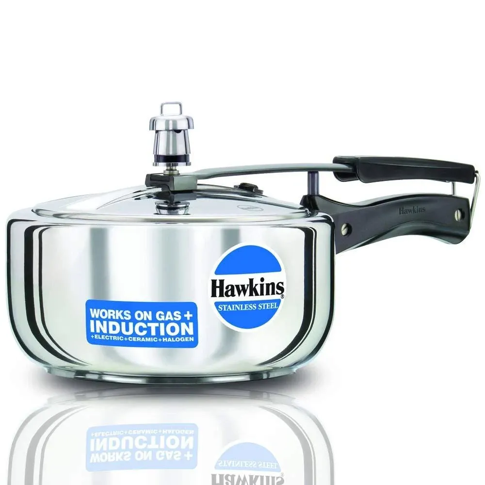 B60 Pressure Cooker, 3 L, Stainless Steel, Silver