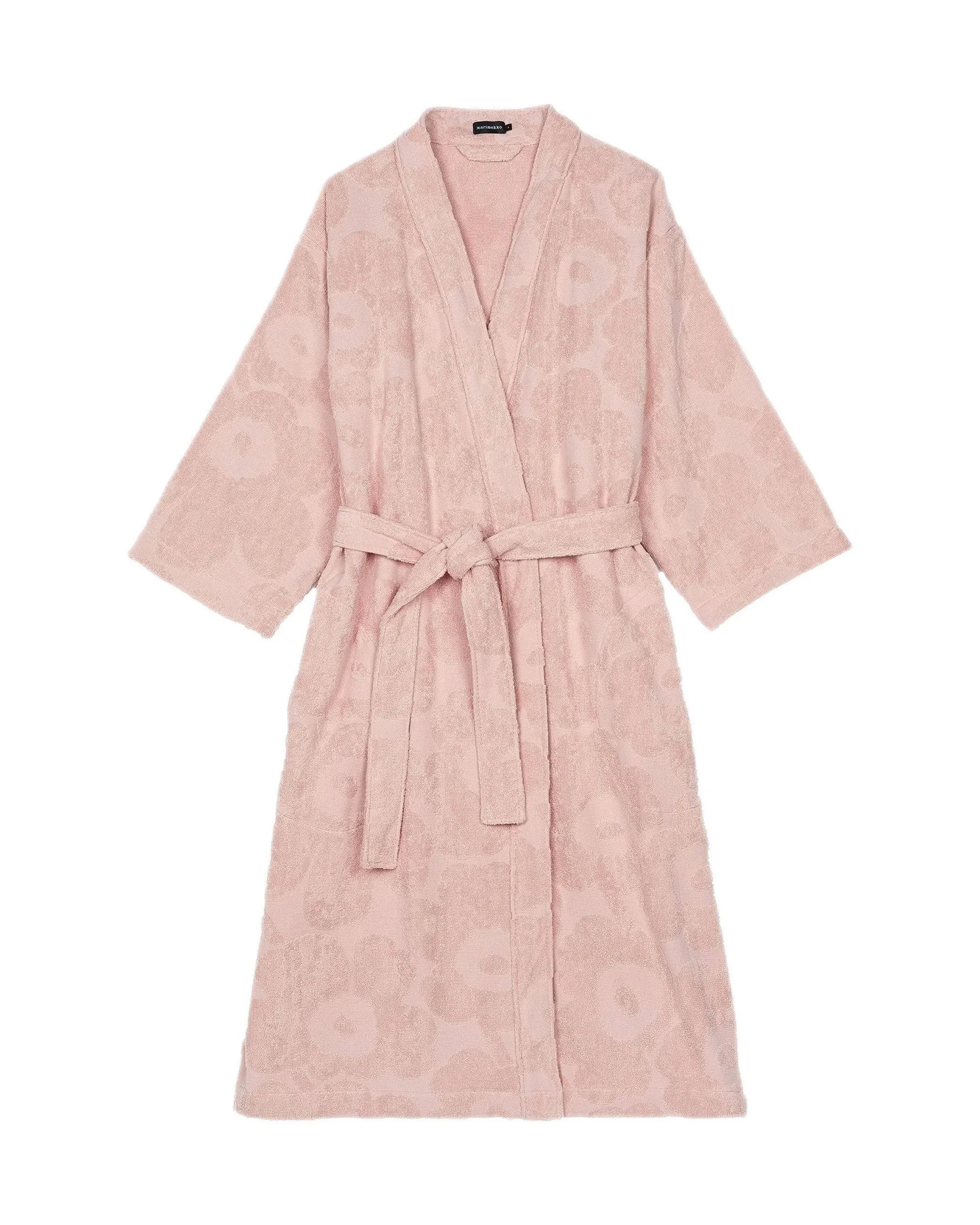 Marimekko Unikko Bathrobe, Grey - Off-White