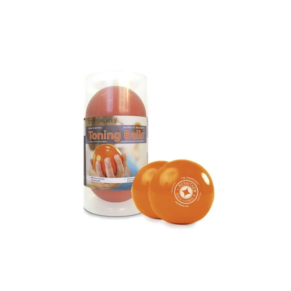 STOTT PILATES Toning Ball, Two-Pack