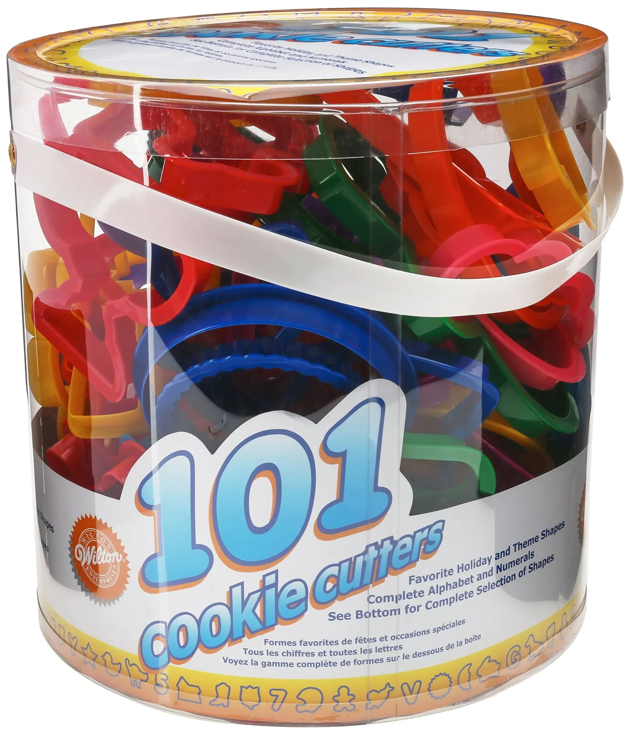 Wilton Cookie Cutters Set 101 Piece Alphabet