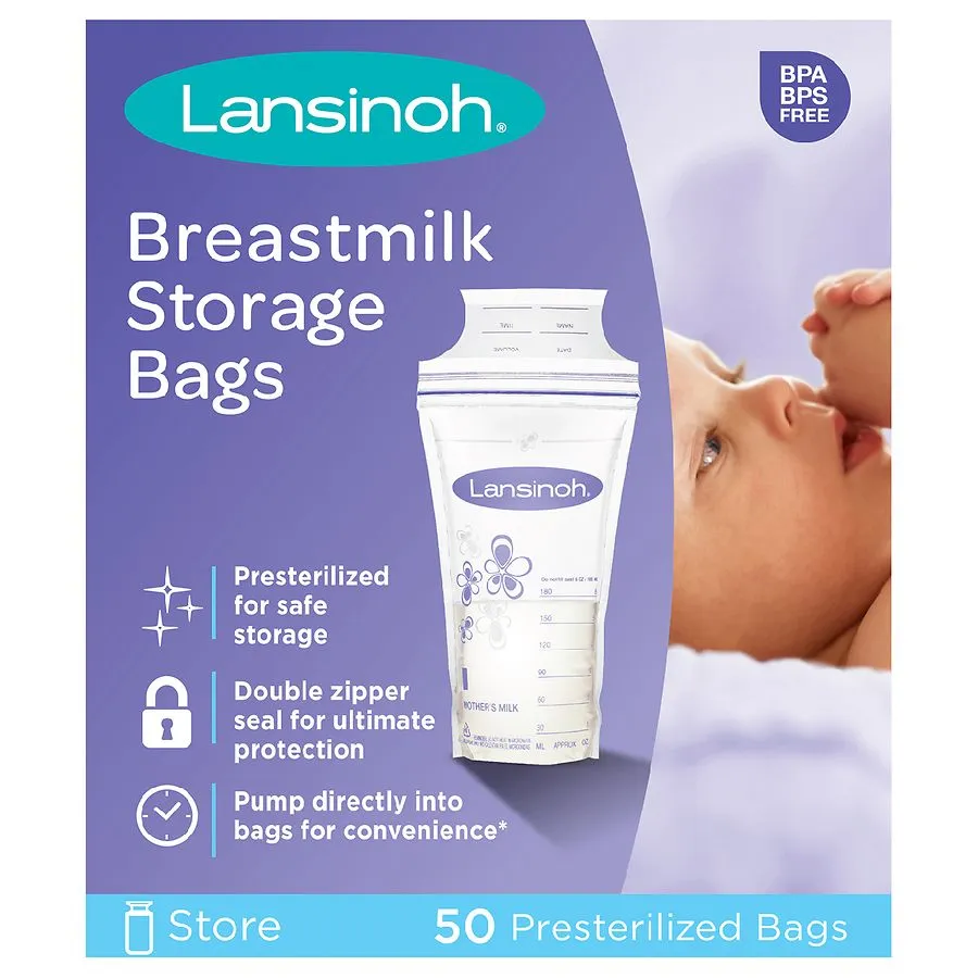 Lansinoh Breastmilk Storage Bags 50