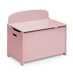 Delta Children MySize Deluxe Toy Box, Dusty Rose