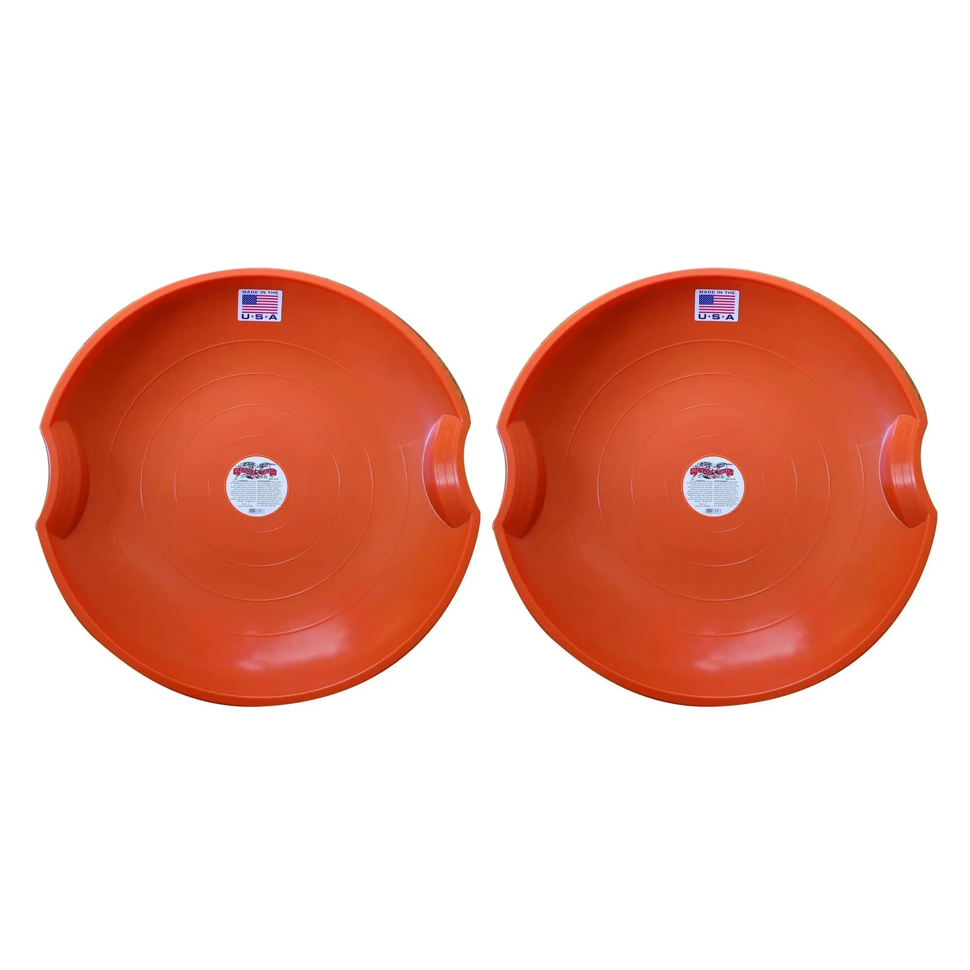 Paricon 26-Inch Round Plastic Sled Saucer for Kids and Adults - Ideal for Uphill and Downhill Sledding Fun Lowes.com