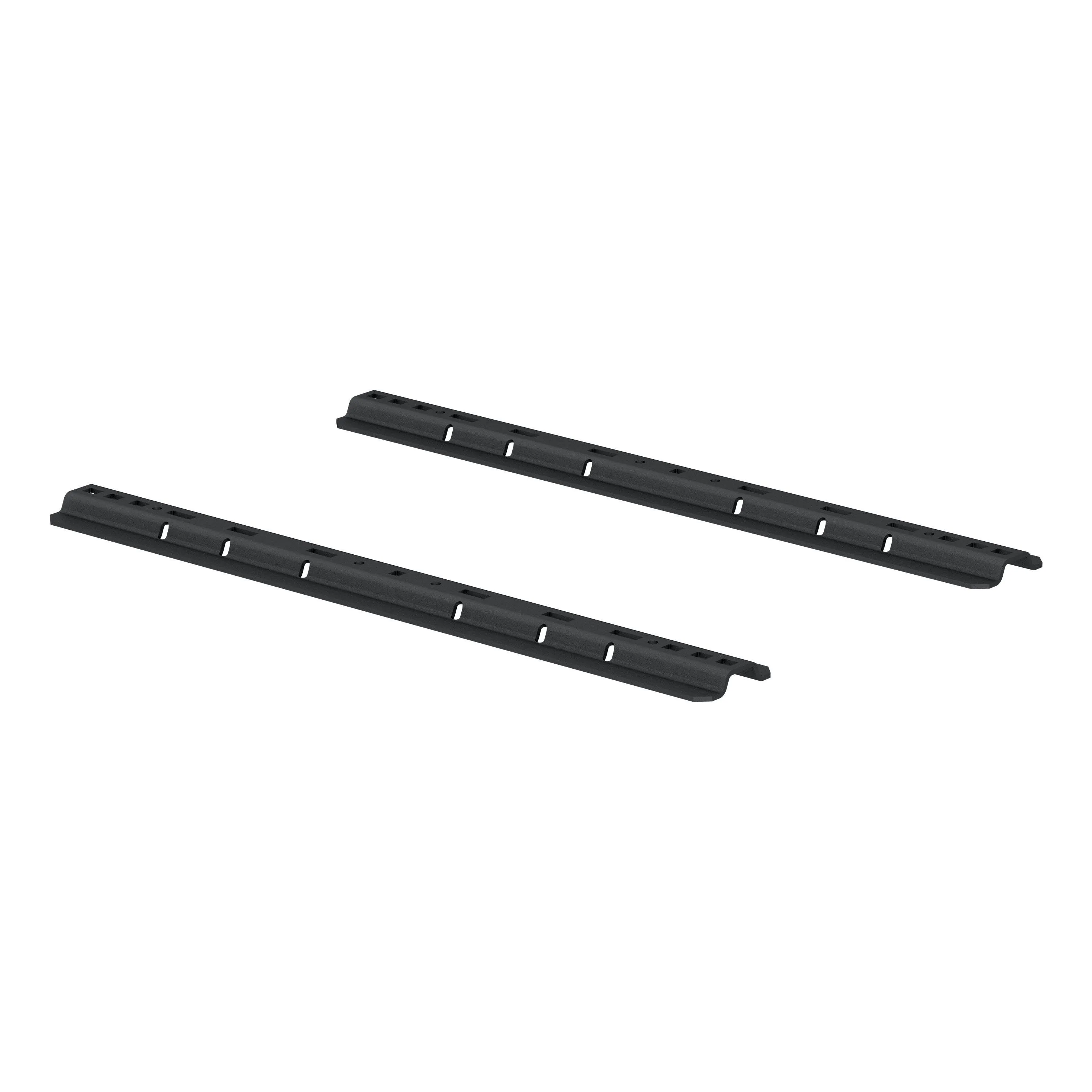 CURT Universal 5th Wheel Base Rails, 25K (Carbide Black) Truck Bed Side Rail