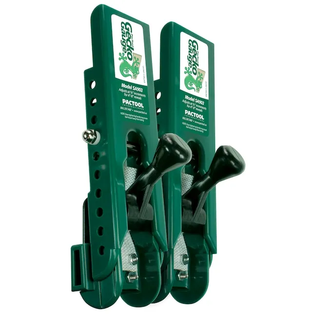 General Tools & Instruments Gecko Gauge Fiber Cement Siding Gauge - Green Plastic - 1 Person Installation - Reduces Time by 33% - Easy Layout