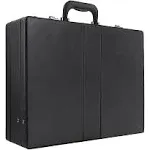 Solo Grand Central Attach Briefcase With Combination Locks Black