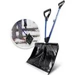 Snow Joe SJ-SHLV20 Shovelution Back Saving Snow Shovel | Poly Blade | 20-in