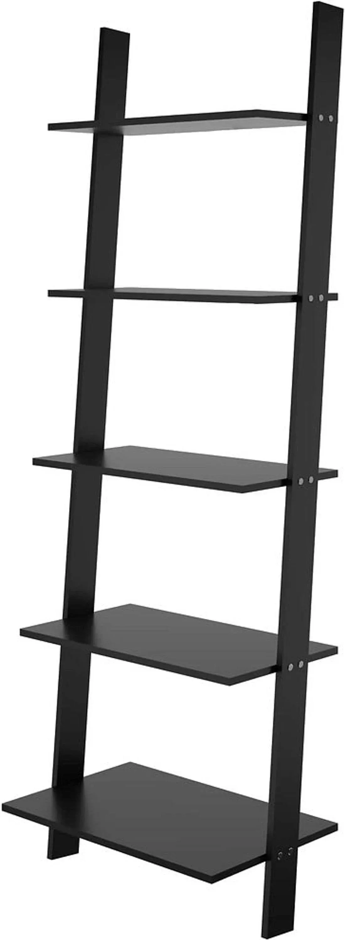 Manhattan Comfort Cooper 5-Shelf Floating Ladder Bookcase