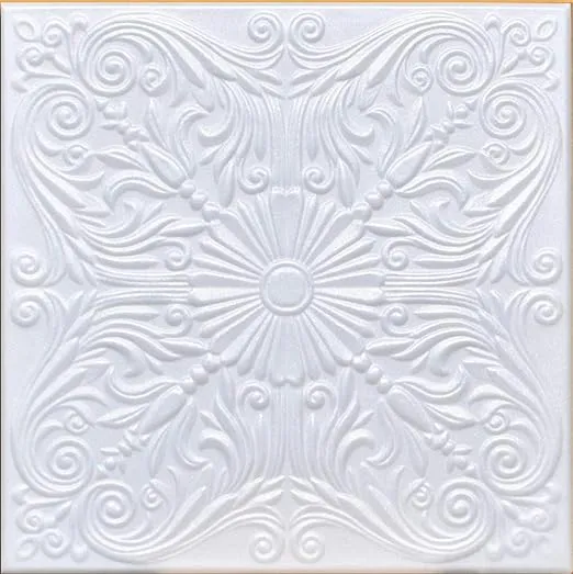 Antique Ceilings White Styrofoam Ceiling Tile Astana (Package of 8 Tiles) - Same As Spanish Silver and R139