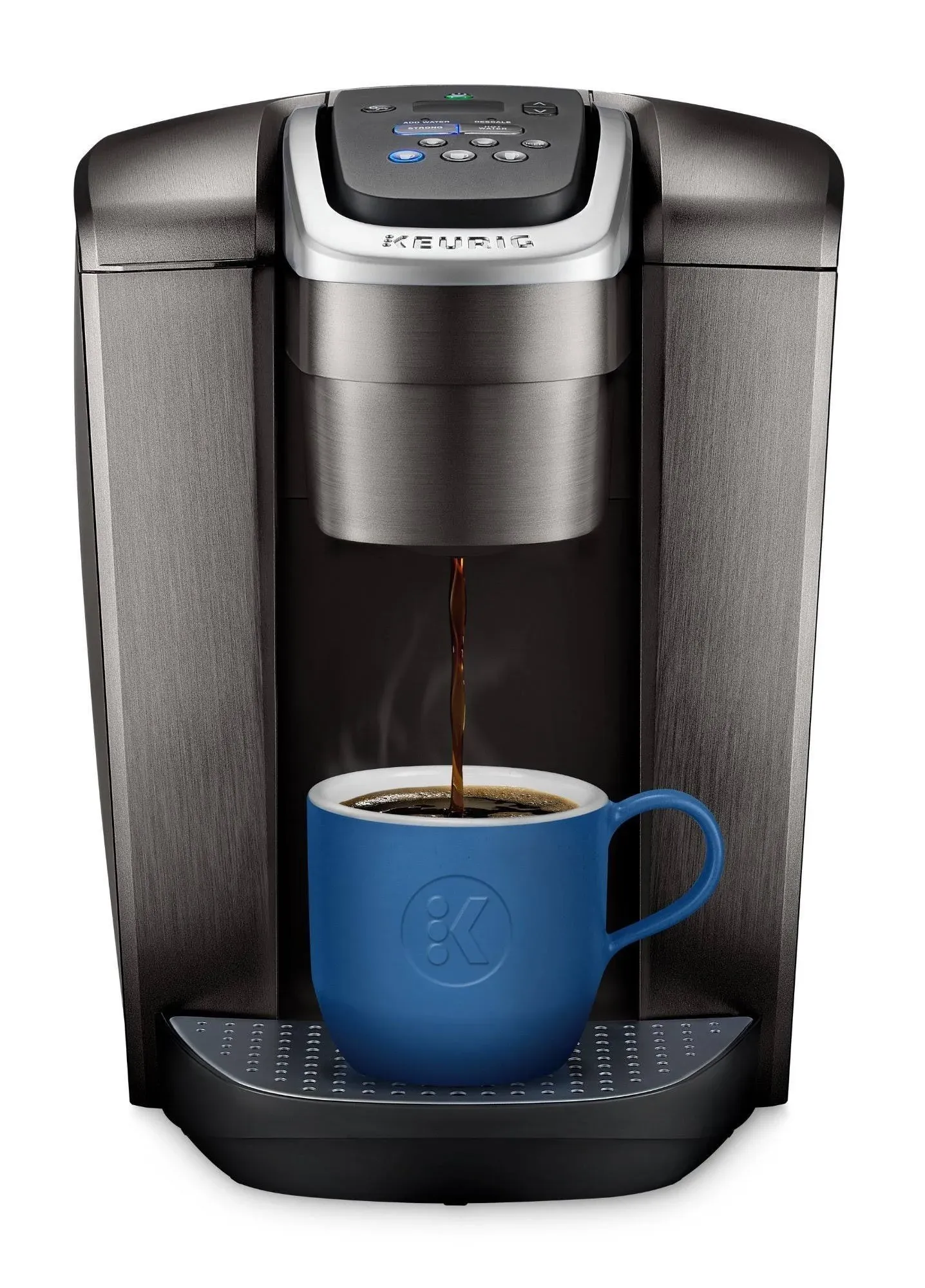 Keurig K-Elite Single-Serve K-Cup Pod Coffee Maker Brushed Slate 12 oz. Brew Size