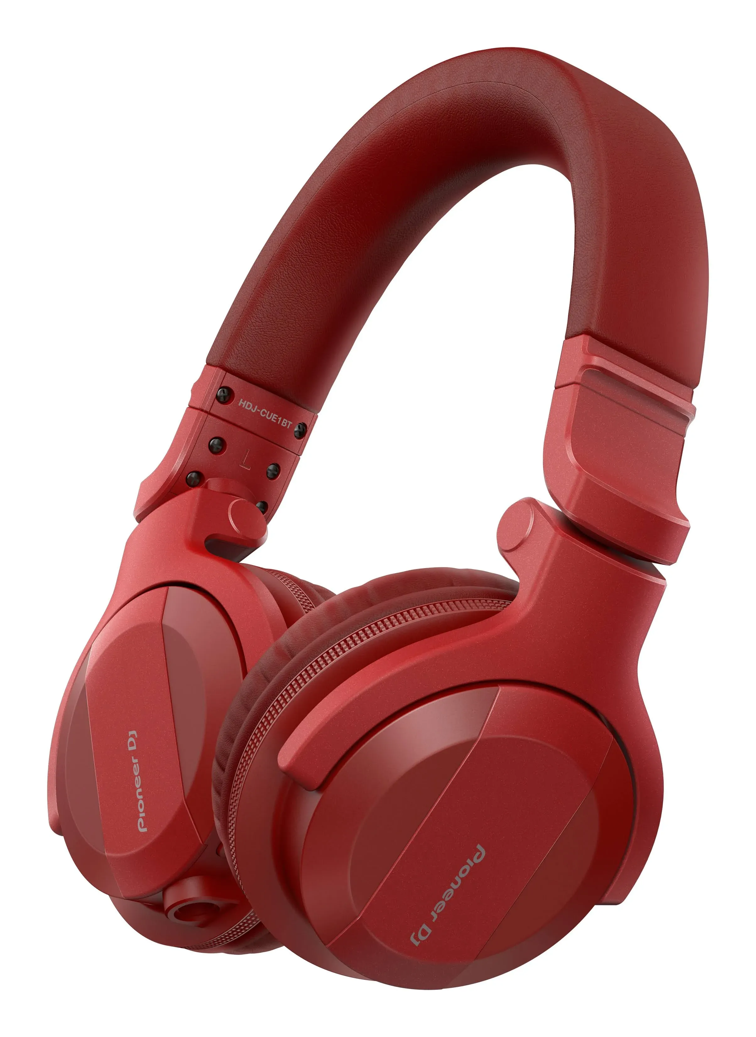 Pioneer DJ HDJ-CUE1BT-R On-Ear DJ Bluetooth Headphone, Red