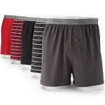 Hanes Men's Classics Tagless Knit Boxers, XL - 5 pack