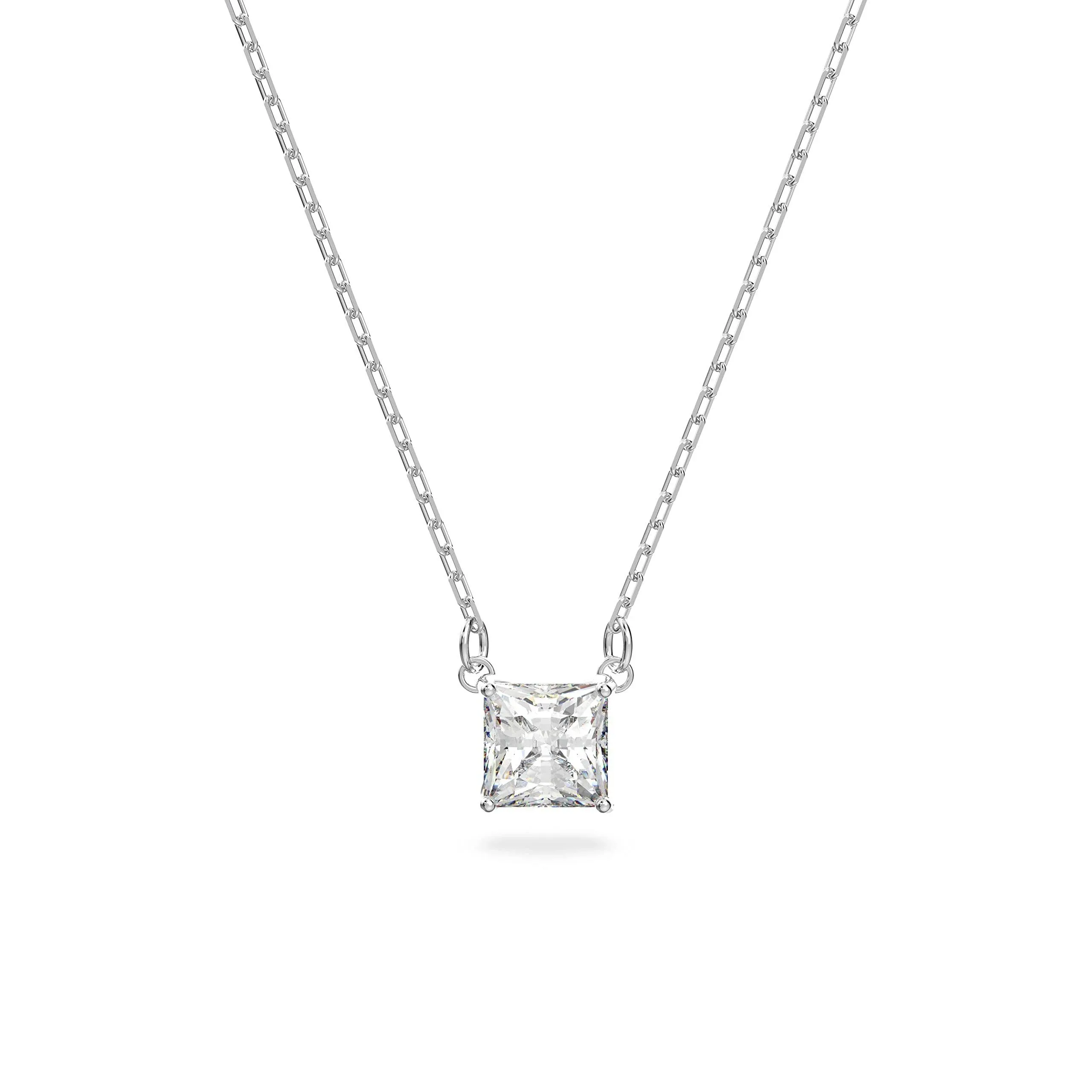 Swarovski Attract Necklace - White - Rhodium Plated - 5510696