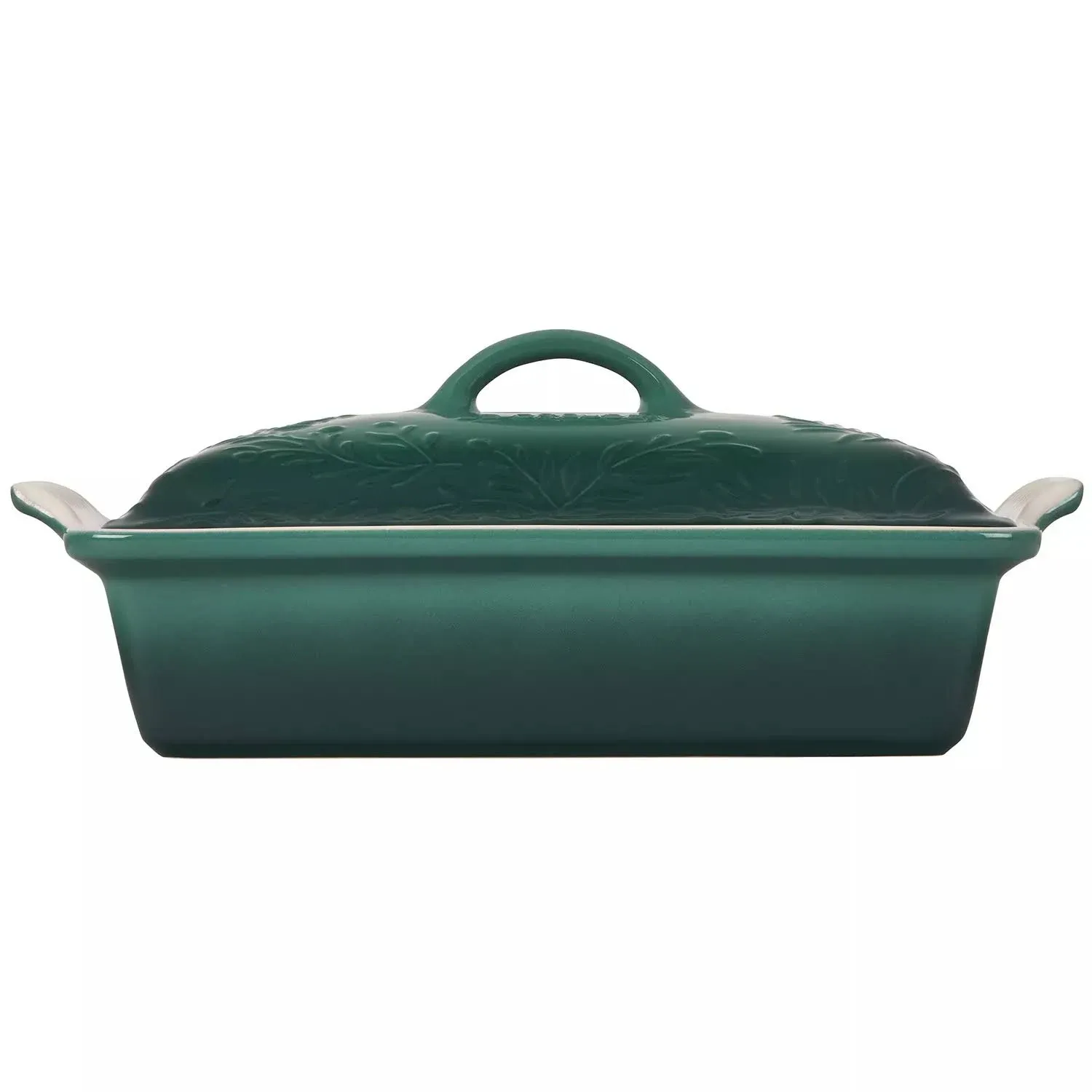 Le Creuset Olive Branch Collection Heritage Rectangular Casserole | Stoneware ...