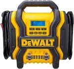 DEWALT DXAEPS14-Type2 2000 Peak Battery Amp 12V Automotive Battery Booster Jump Starter/Power Station with 500 Watt AC Power Inverter, 120 PSI Digital Compressor, and 15W USBa Ports, 25W USBc Port