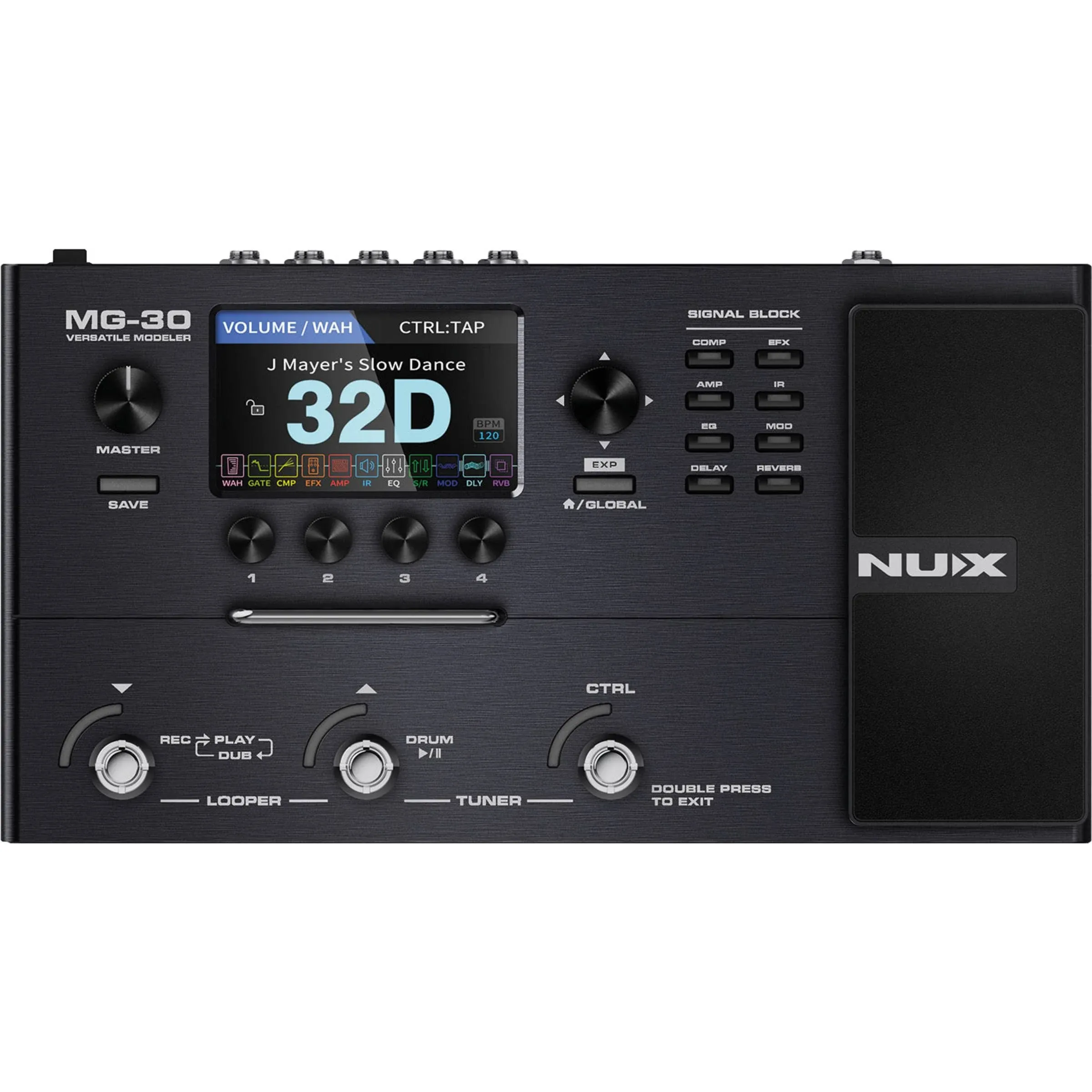 NuX MG-30 Versatile Modeling Guitar Processor | Reverb