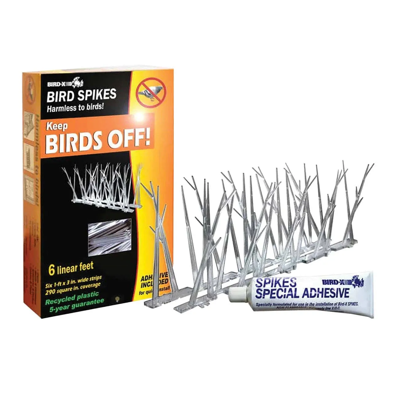 Bird-X Plastic Bird Spikes Kit