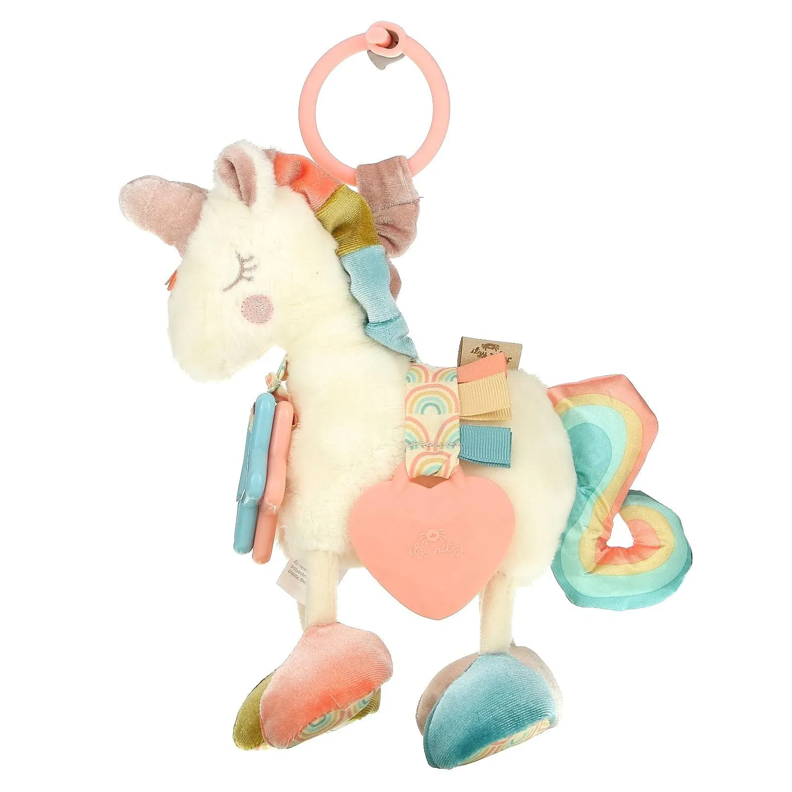 Unicorn Activity Plush with Teether Toy