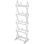 Mitsu 5 Tier 90 Media Rack Clear - Atlantic