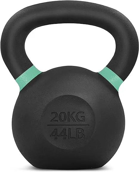 Yes4all Solid Cast Iron Competition Kettlebell - 20 kg / 44 lb