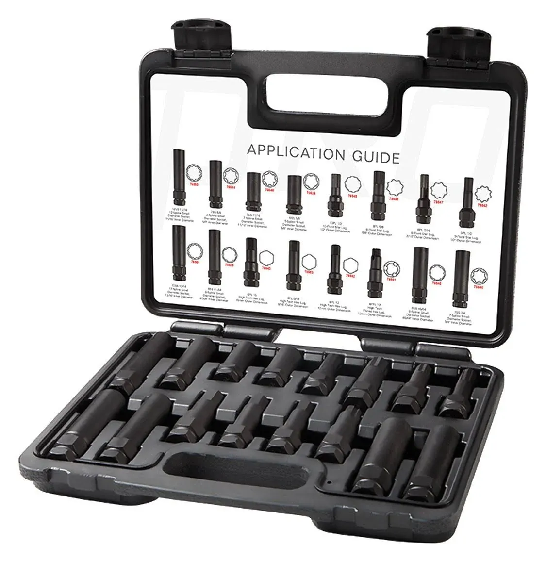 Steelman Pro - 78537 16-Piece Locking Lug Nut Master Key Set for Auto Mechanics